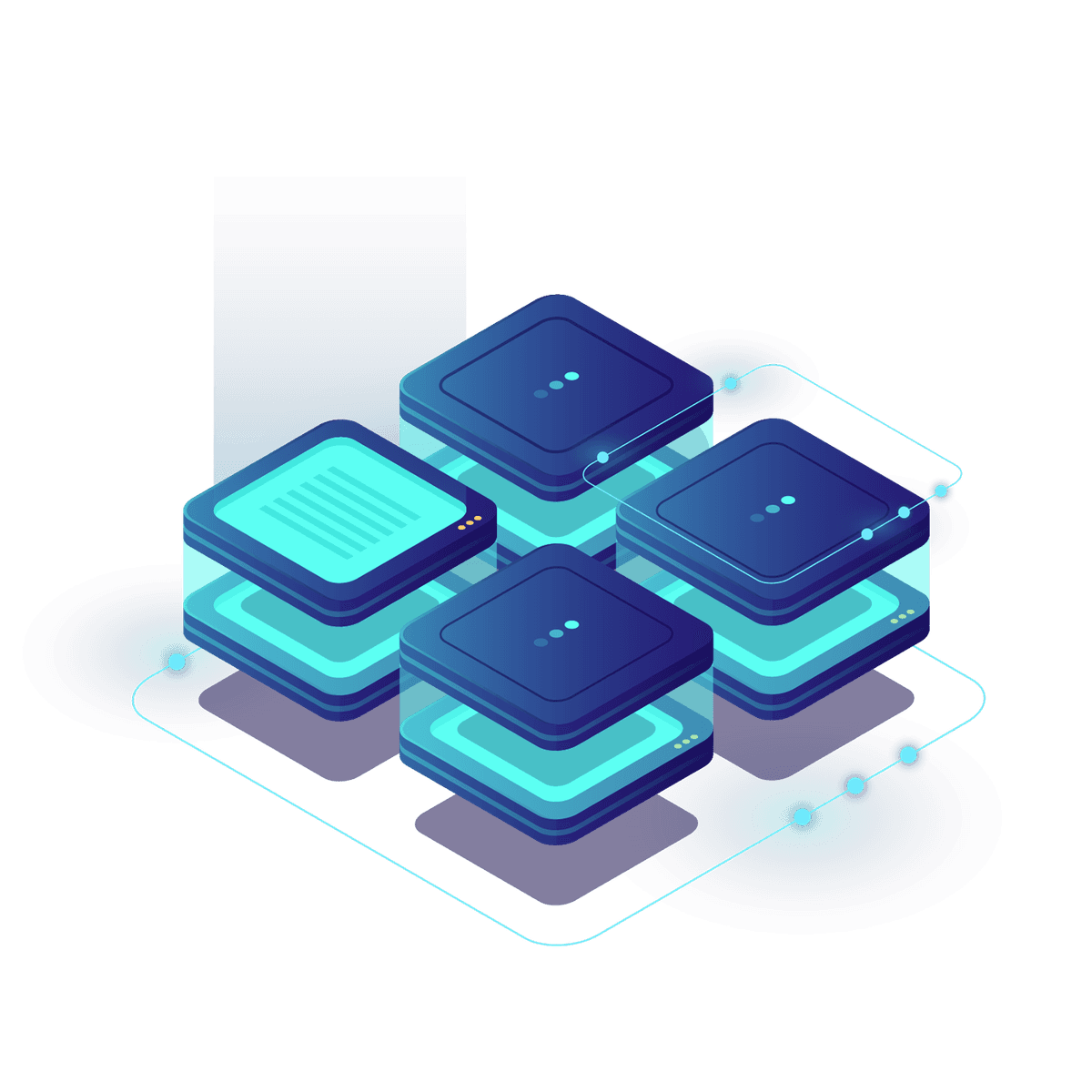 3D Magnifying Glass and Network Cubes